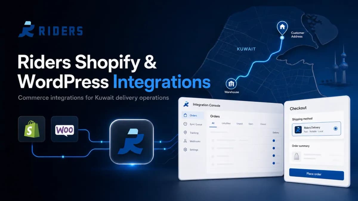 Riders Shopify & WordPress Integrations card cover